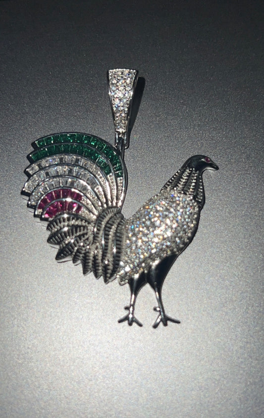 Medium Gallo MEX Color BAGUETTES, .925 Real Italy Silver