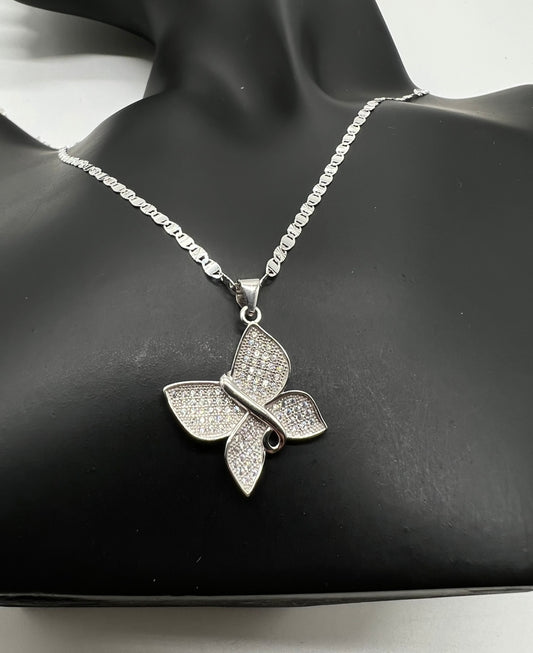 Small Butterfly, .925 Real Silver