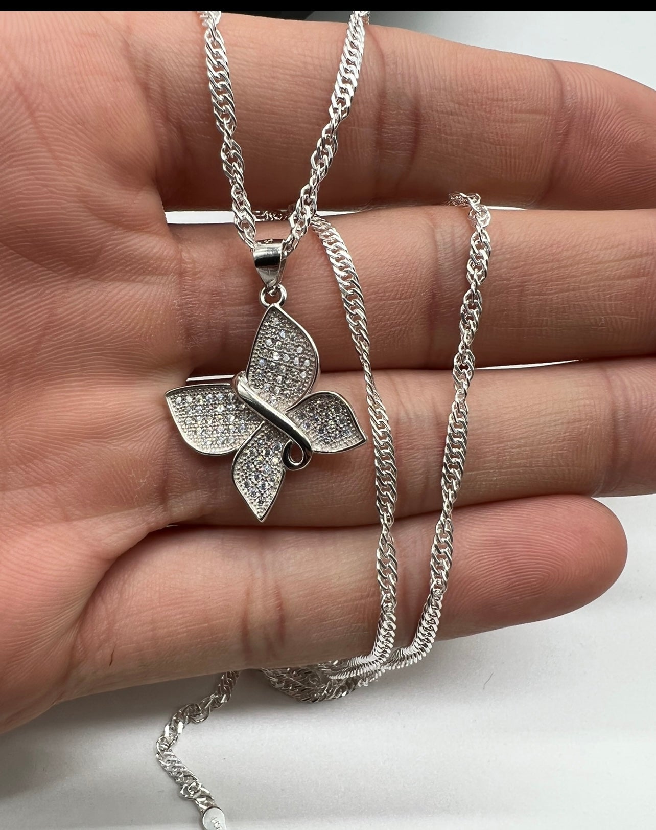 Small Butterfly, .925 Real Silver