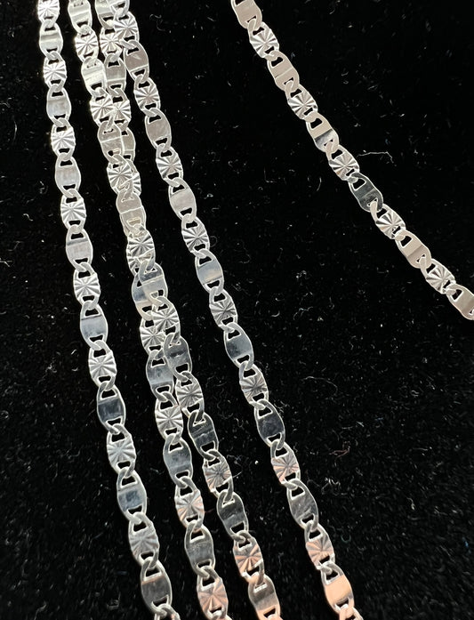 2mm Gucci Link, .925 Real Silver