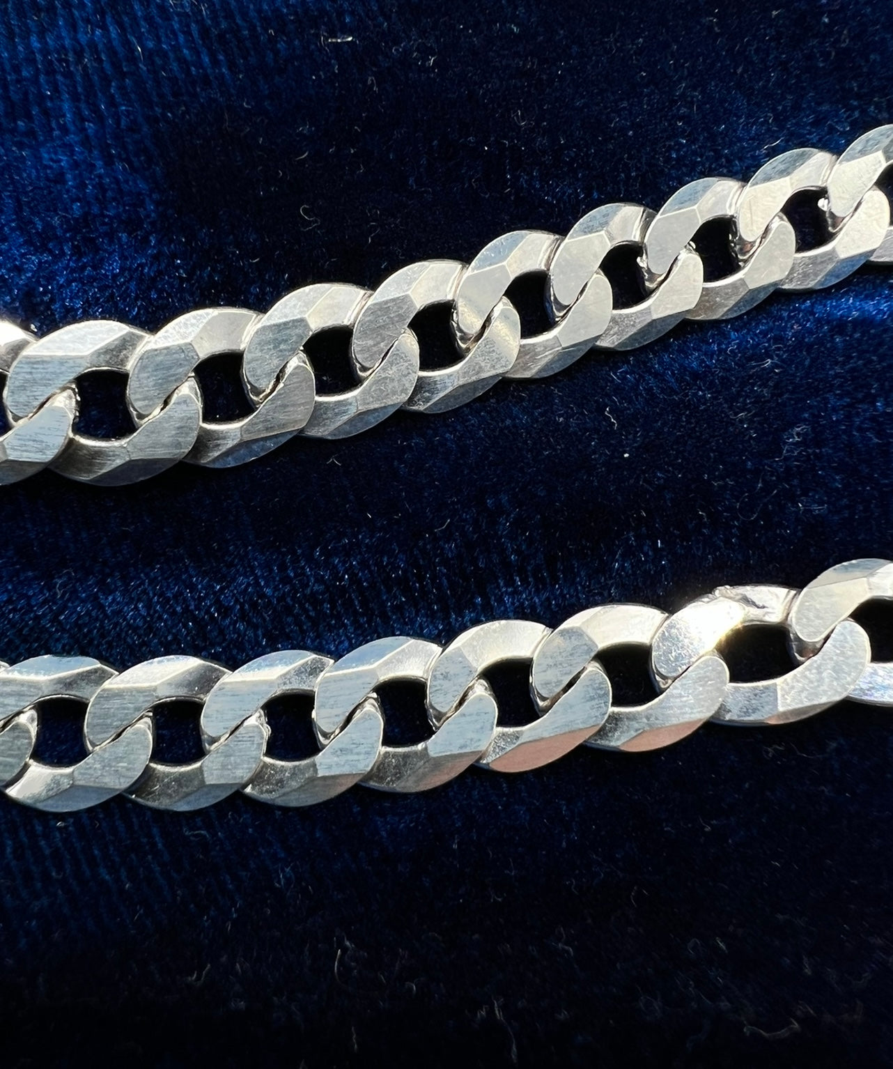 8.5mm Cuban Chain, .925 Real Silver