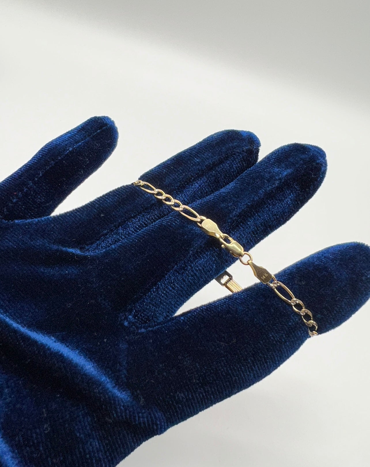 Baby ID Bracelet w small Cross, 14k Real Gold