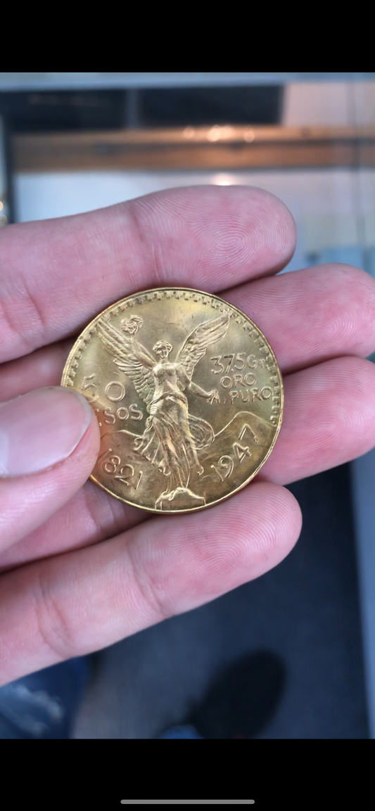 22k Gold Centenario  Coin, Real Gold