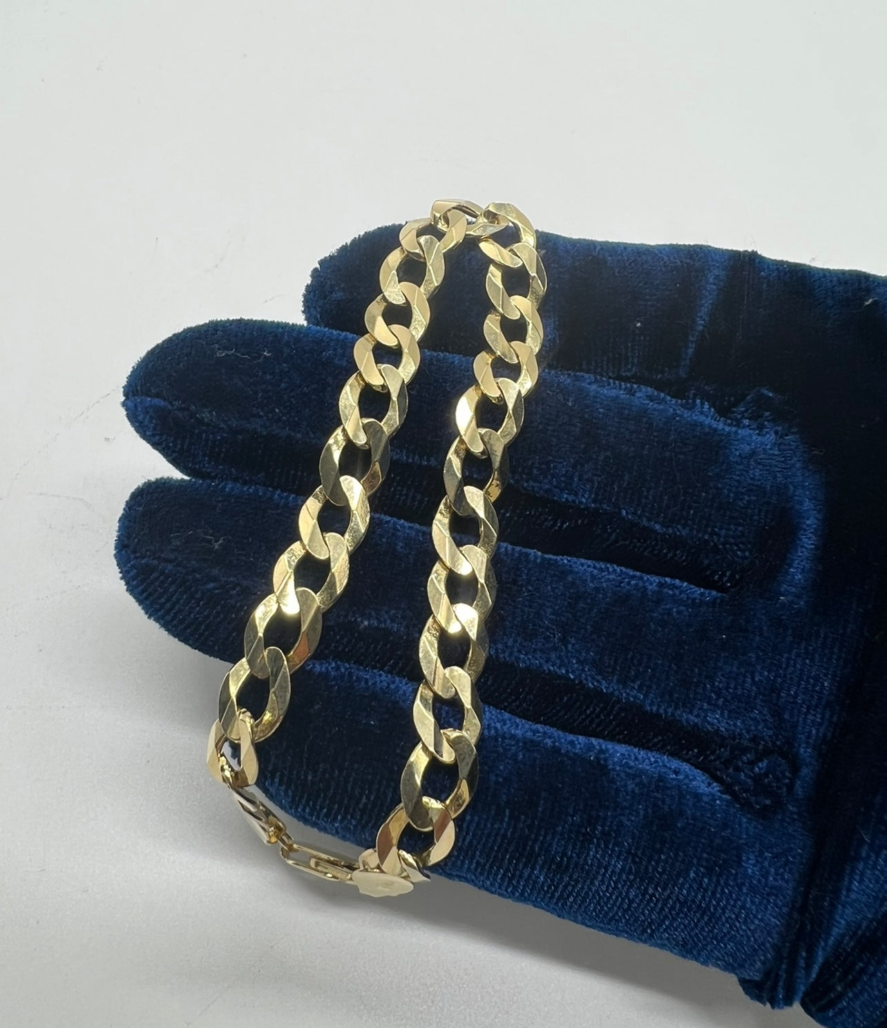 14k Real Gold Cuban Bracelet Solid Gold